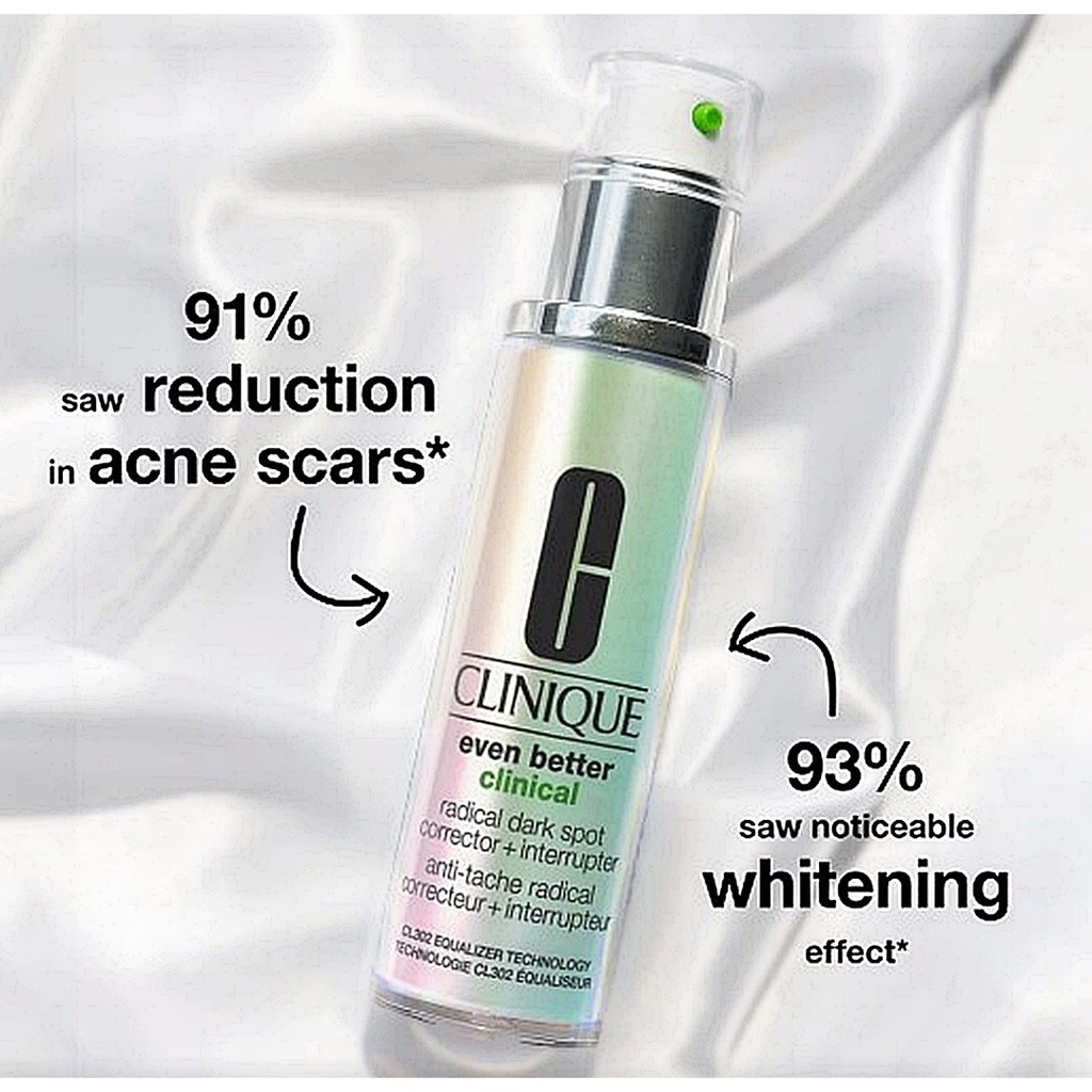 Clinique Even Better Clinical Radical Dark Spot Corrector + Interrupter 10ml. เซรั่มเพื่อผิวดูกระจ่างใส ขนาดพกพา