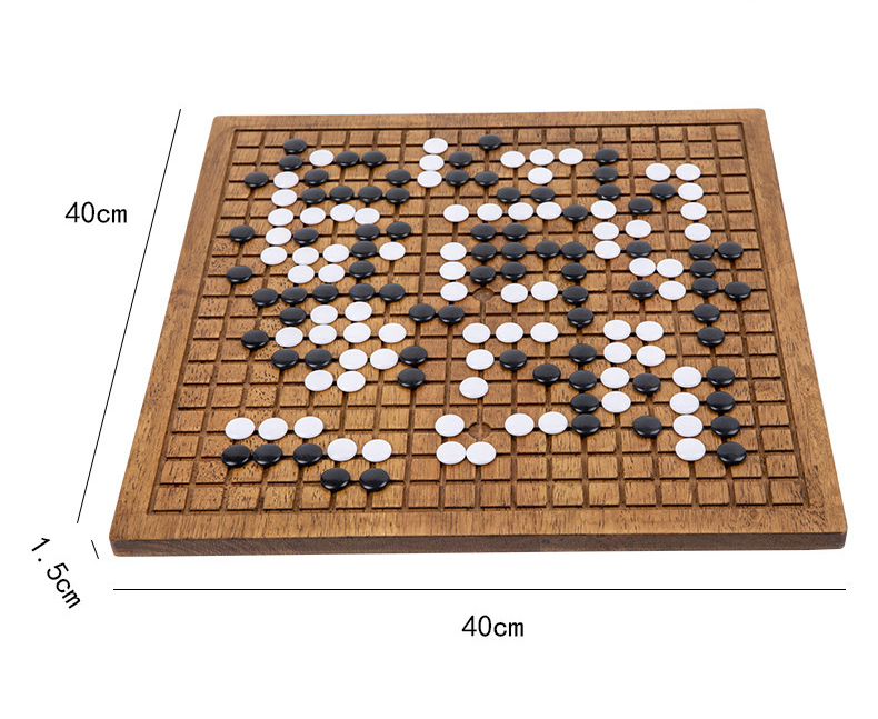 ชุดหมากล้อมไม้ Solid Wood