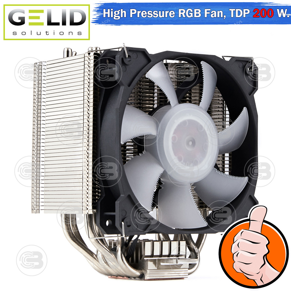 [CoolBlasterThai] GELID SIROCCO Extreme Performance RGB CPU Cooler (LGA1700 Ready) ประกัน 5 ปี