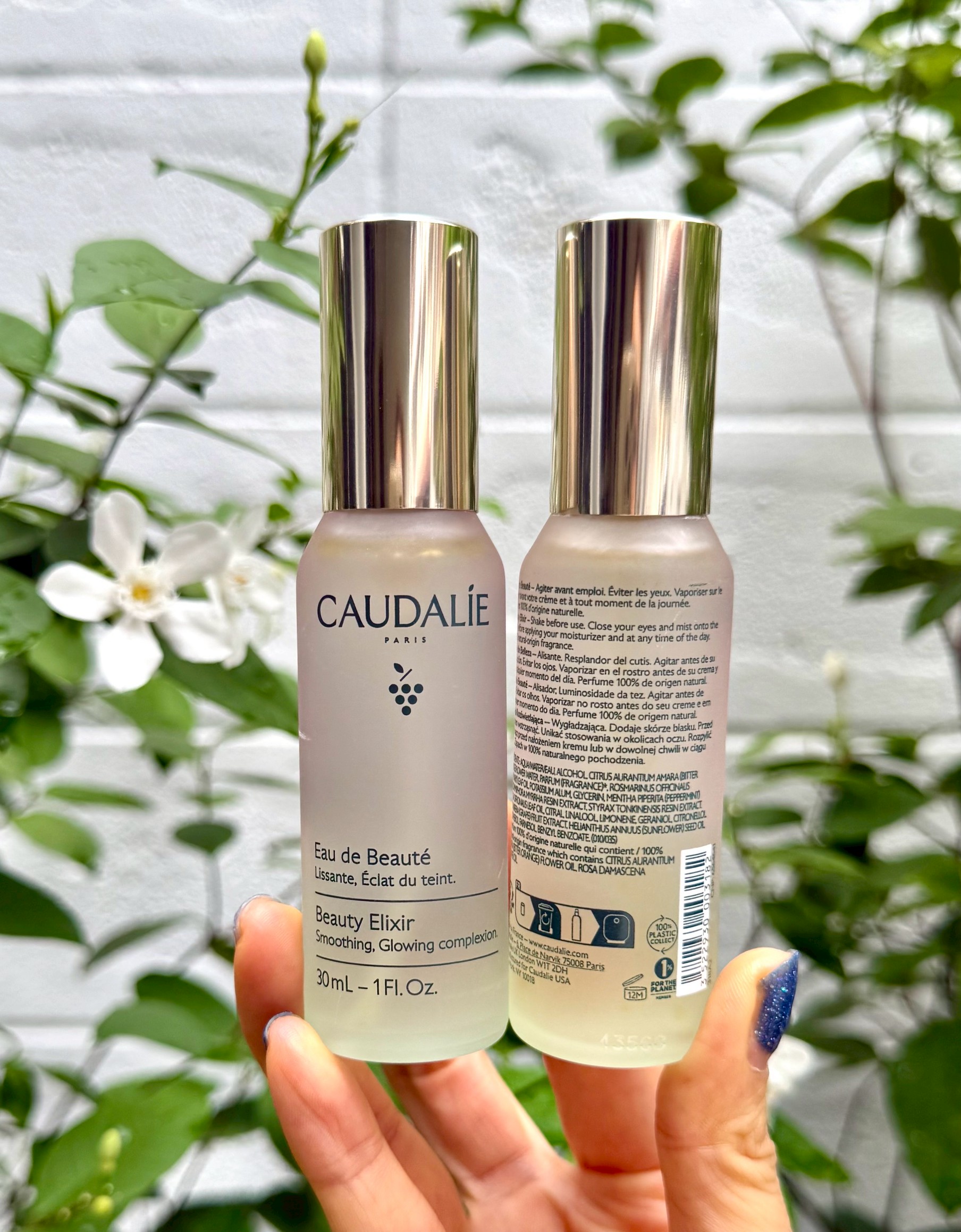 Caudalie Beauty Elixir Beauty Elixir Smoothing Glowing Complexion Mist 30ml. สเปรย์น้ำแร่ (1ขวด)