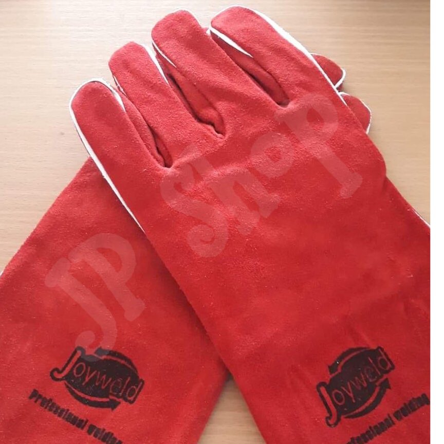 ถุงมือเชื่อมสีแดง ถุงมือเชื่อม สีแดง #01120
