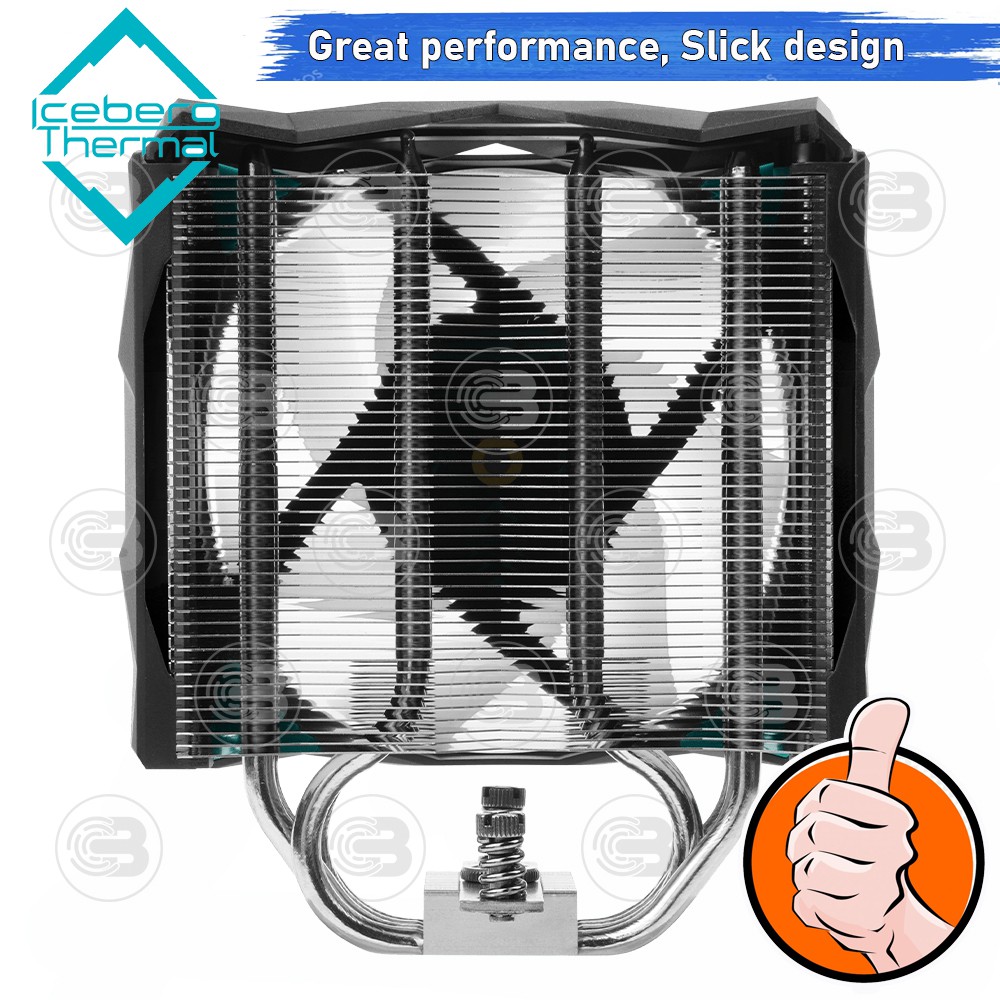 [CoolBlasterThai] Iceberg Thermal IceSLEET G4 OC Black Multi Compatible Tower CPU Cooler with A-RGB