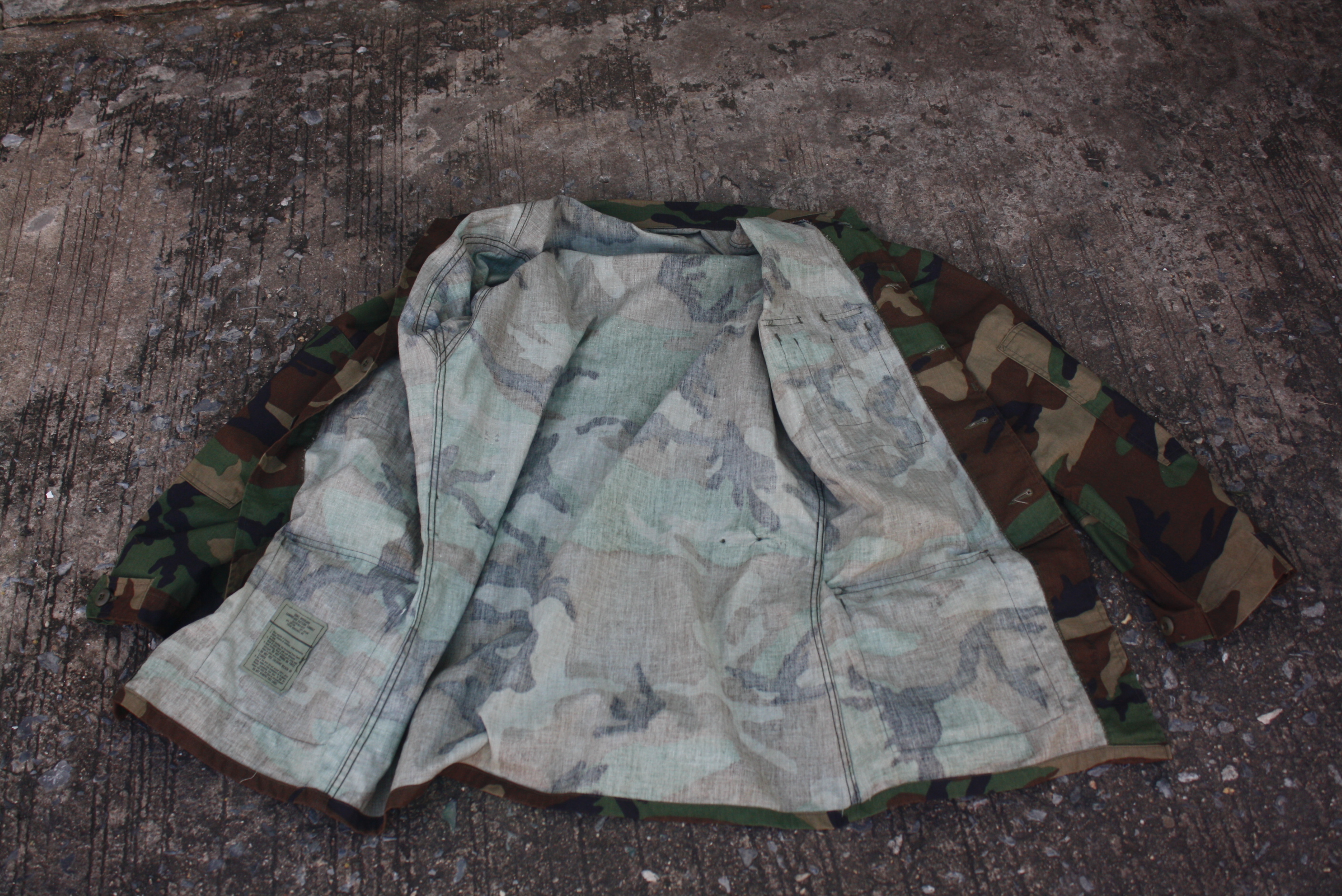 เสื้อทหารสหรับลายพราง BDU