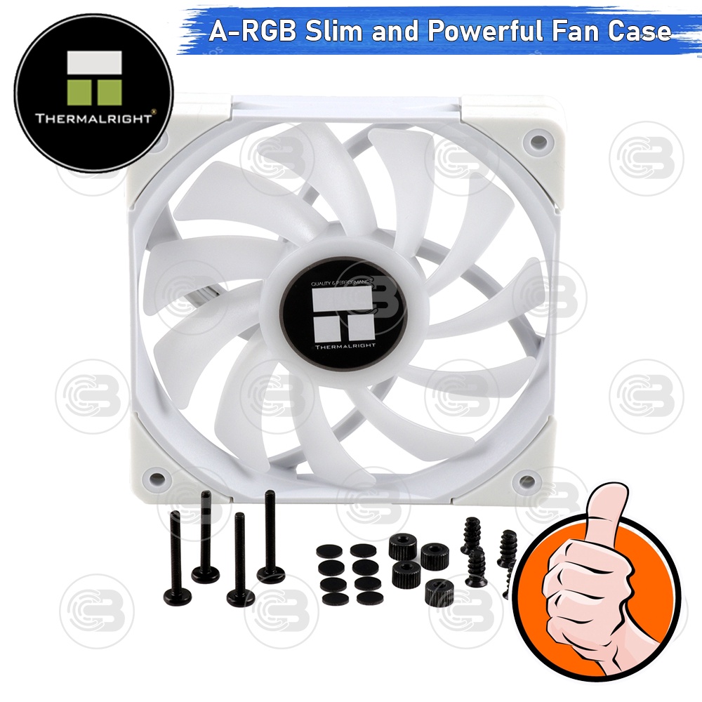 [CoolBlasterThai] Thermalright TL-C12015W-S A-RGB Slim Fan Case (size 120 mm.) ประกัน 3 ปี