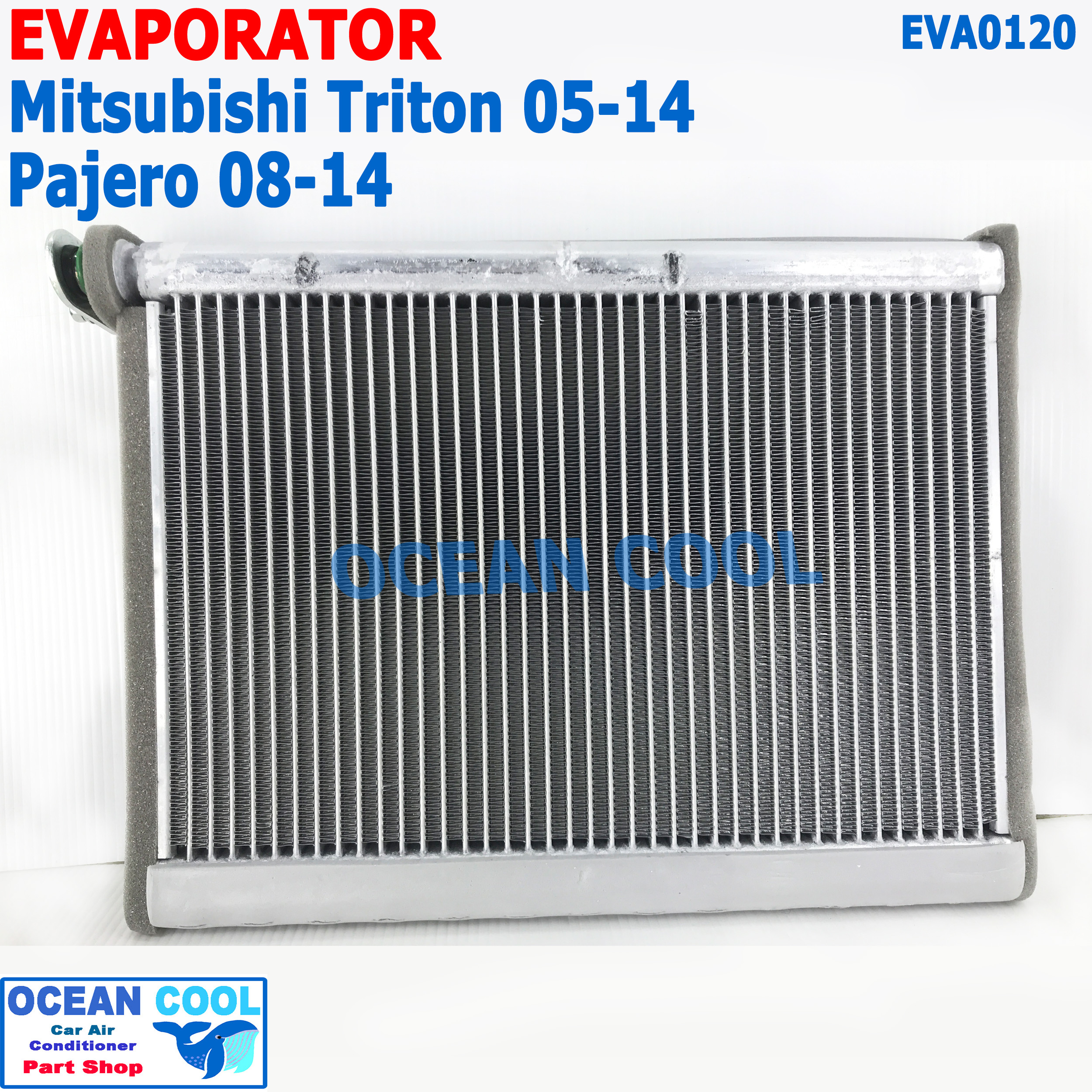 คอยล์เย็น มิตซูบิชิ ไทรทัน ปี 2005 - 2014 , ปาเจโร่ สปอร์ต ตู้หน้า ปี 2008 - 2015 EVA0120 Evaporator Mitsubishi Triton , Pajero Sport รังผึ้งแอร์ ตู้แอร์ อะไหล่ แอร์ รถยนต์