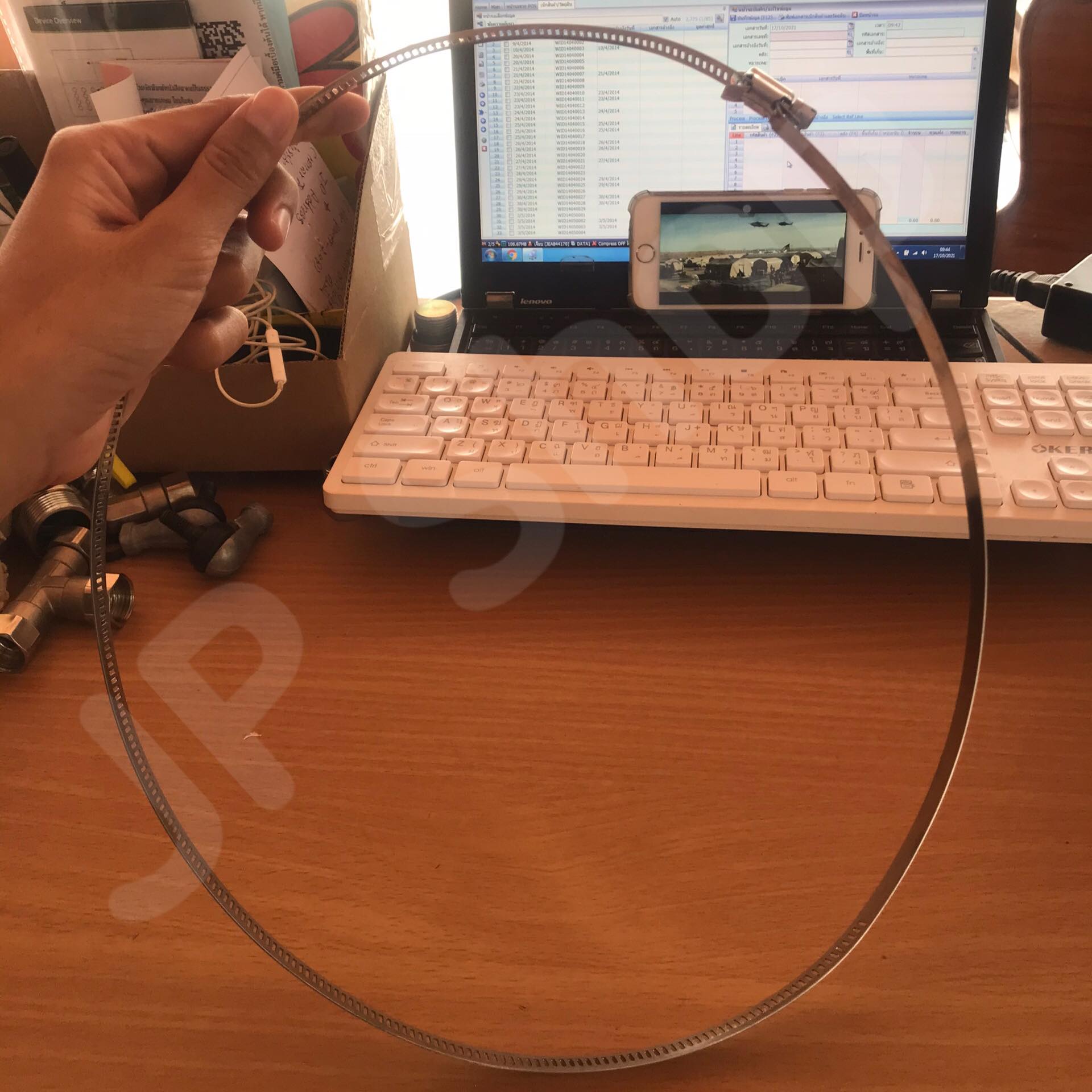 ปลอกรัด 270-292 (12 มม.) แคลมป์รัดท่อสแตนเลส 304 #270292