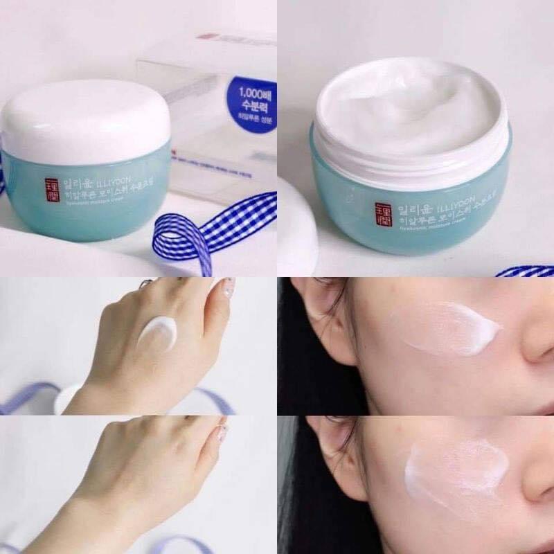 รุ่นไม่มีกล่อง ILLIYOON Hyaluronic Moisture Cream 100ml. (1กระปุก) ครีมบำรุงผิวหน้า สูตรไฮยาลูรอนิก