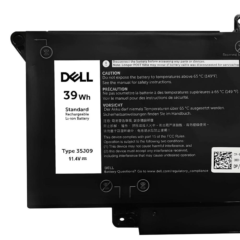 Battery Dell Latitude 7310, 7310 2-in-1, 3-Cell 39Wh, แบตเตอรี่ Dell 35J09 ของแท้รับประกันศูนย์ Dell Thailand ราคาไม่แพง