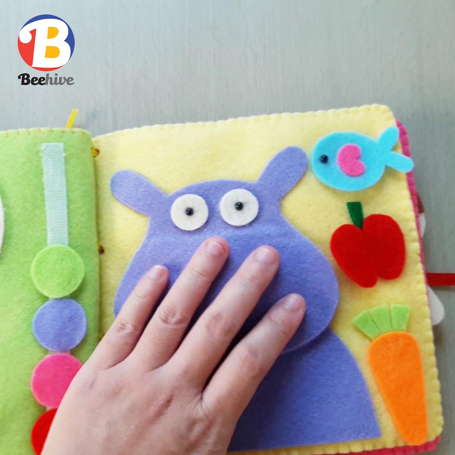 ผ้าสักหลาด แบบนิ่ม หนา 2 มม. (ซื้อขั้นต่ำ 2 แผ่น) งานประดิษฐ์ Felt Beehive