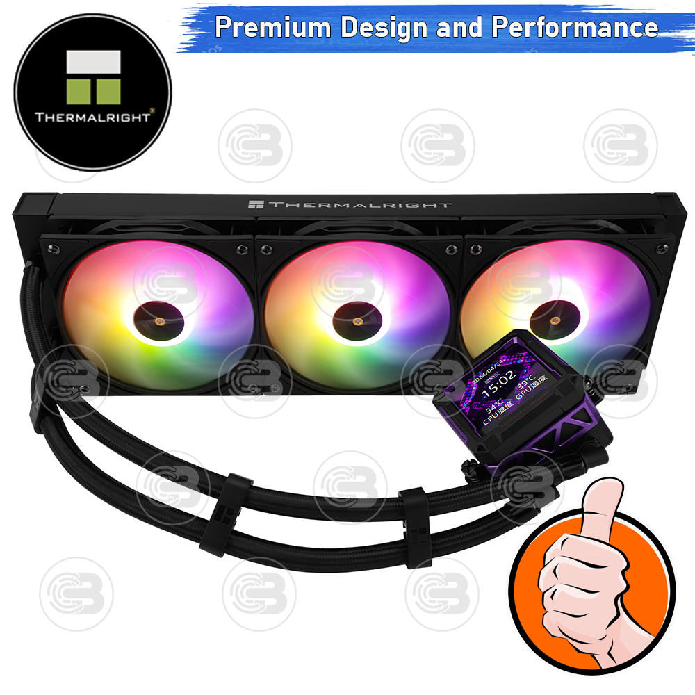 [CoolBlasterThai] Thermalright FROZEN WARFRAME PRO 360 ARGB BLACK AIO Liquid CPU Cooler (AM5/LGA1851 Ready) ประกัน 5 ปี