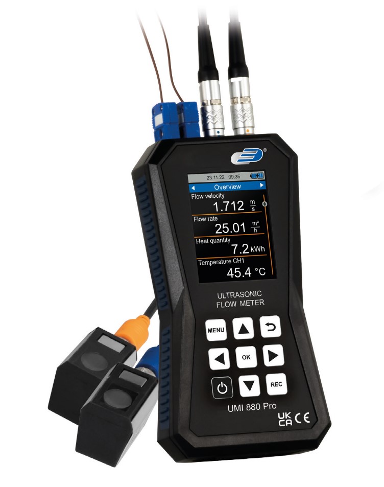 UMI 880 Series Ultrasonic Flow meter เครื่องวัดอัตราการไหลของน้ำ_Dostmann