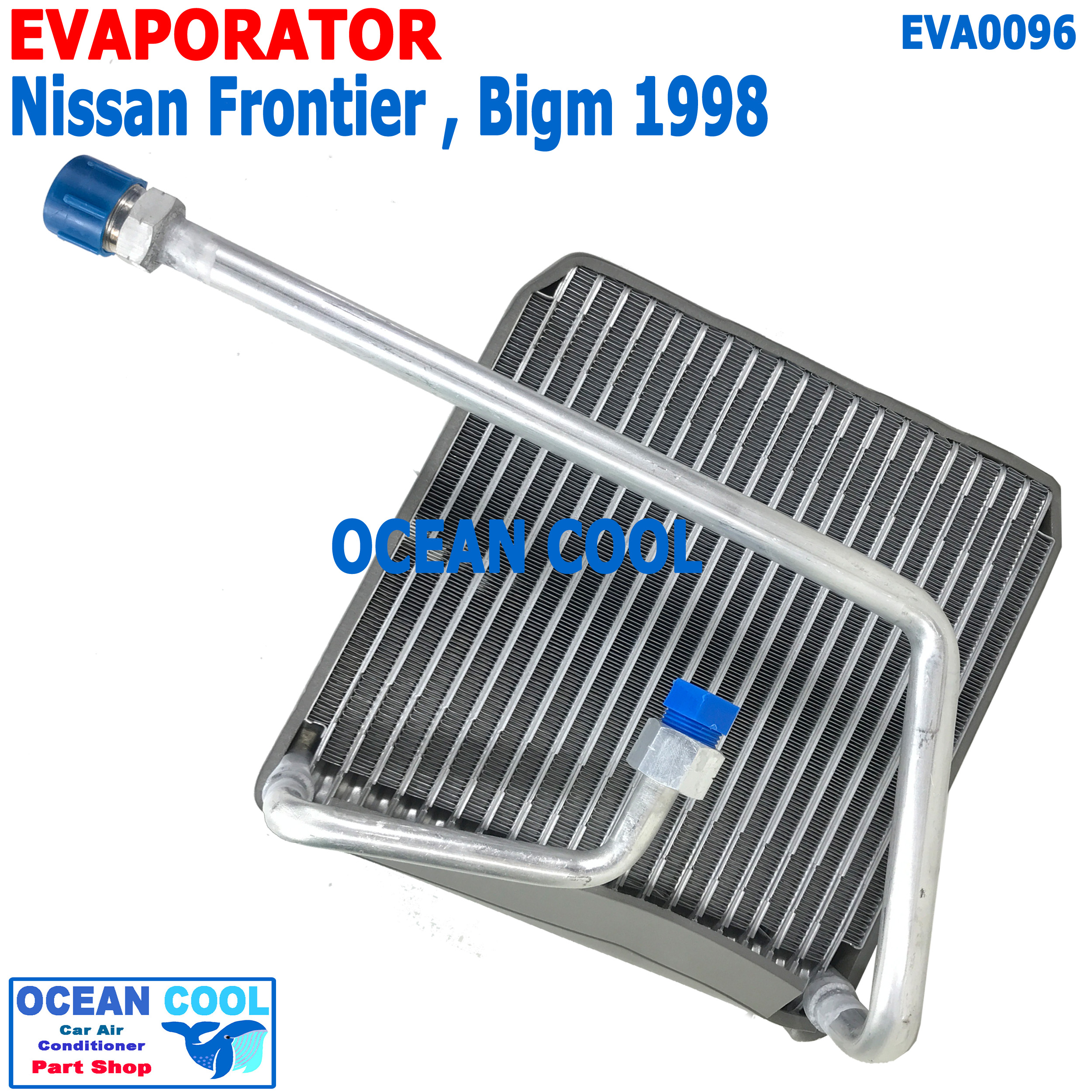 คอยล์เย็น นิสสัน บิ๊กเอ็ม , ฟรอนเทีย 1998 - 2006 EVA0096 EVAPORATOR FOR NISSAN FRONTIER BIG-M ตู้แอร์ Nissan Big M Frontier คอยเย็น BigM ฟรอนเทียร์ คอล์ยเย็น ฟอนเทีย 1999 2000 2001 2002 2003 2004 2005 BIGM