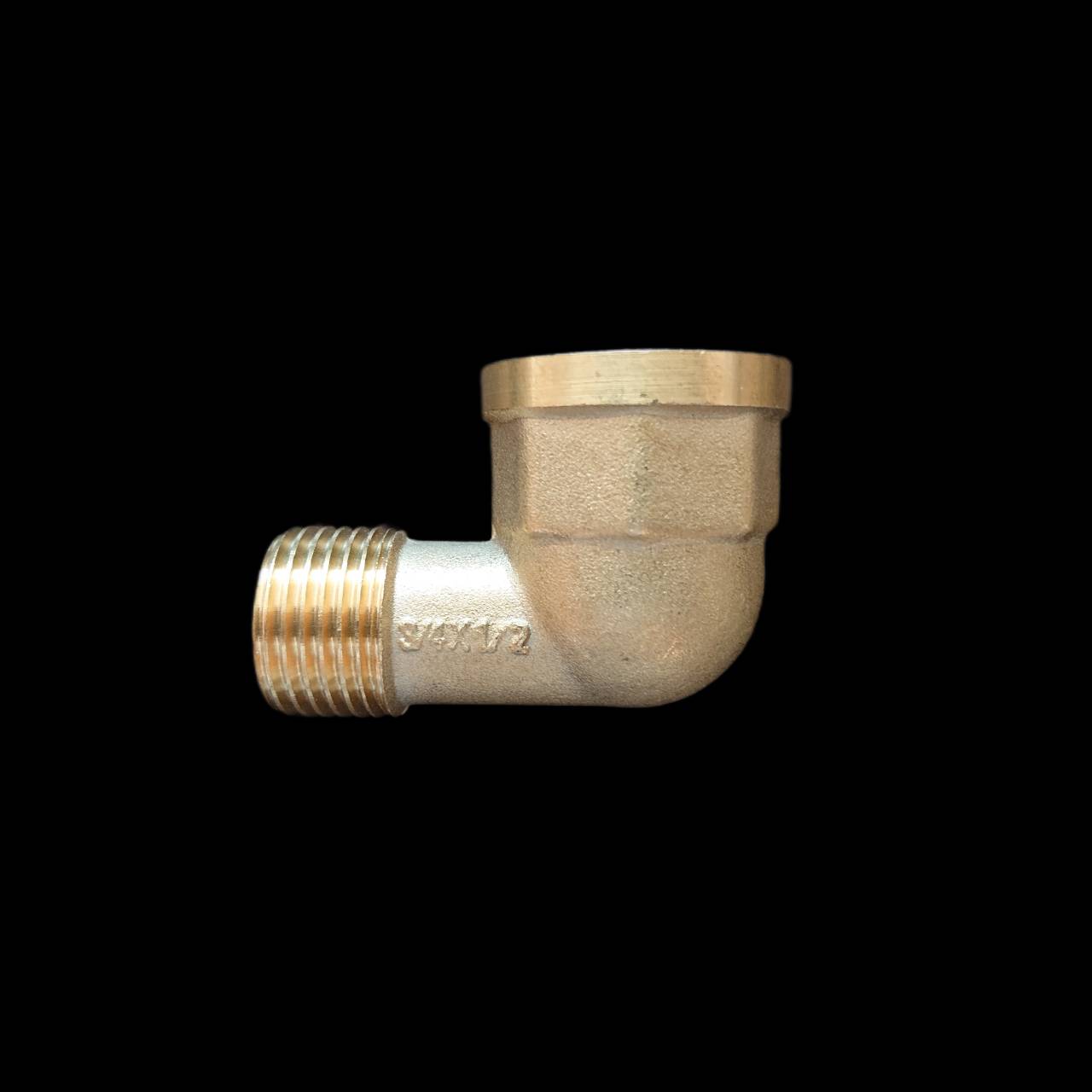 ทองเหลือง ข้องอเกลียวใน6หุน เกลียวนอก4หุน #060498