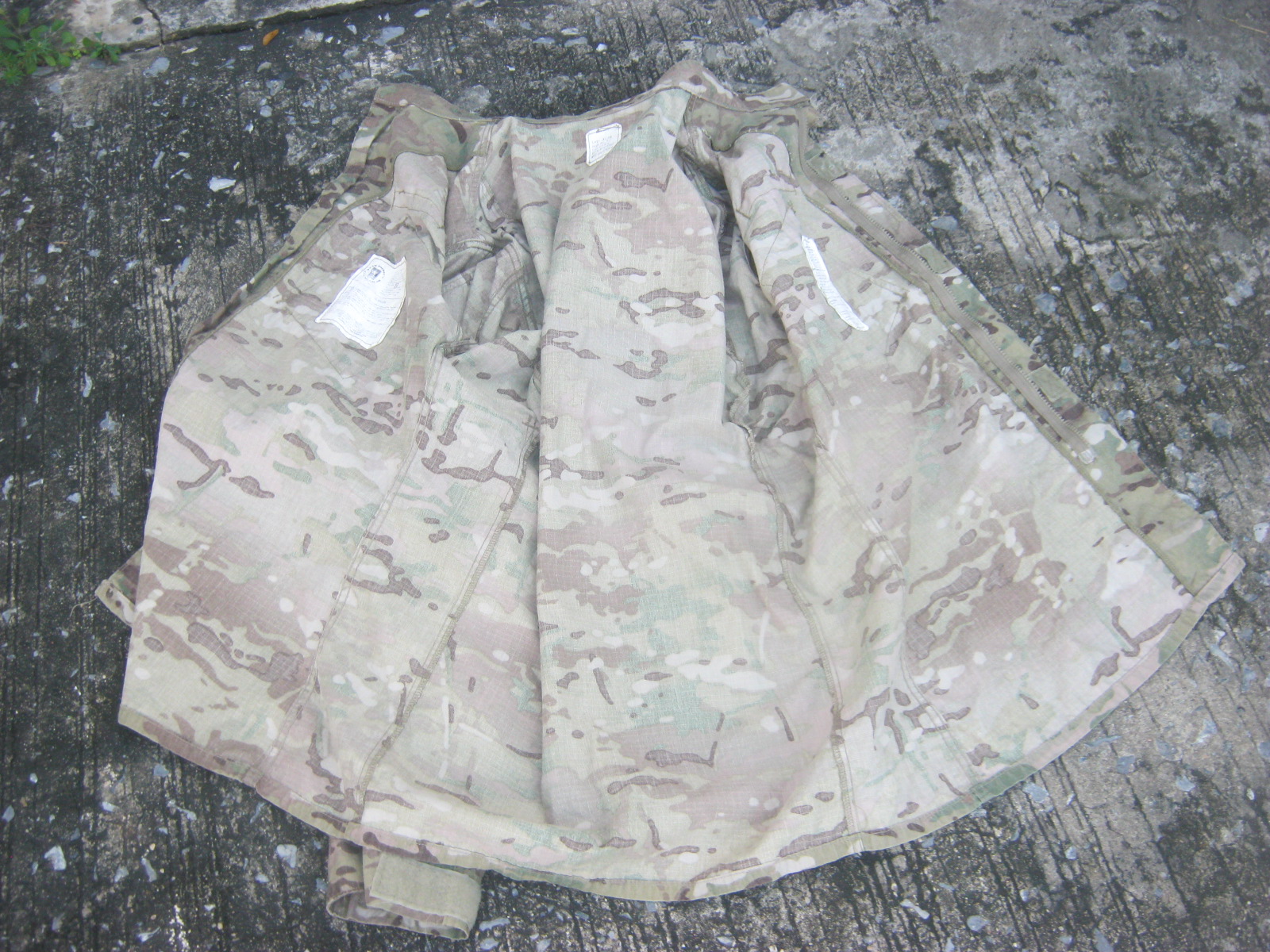 เสื้อทหารสหรัฐ ลายมัลติแคม Large XLong