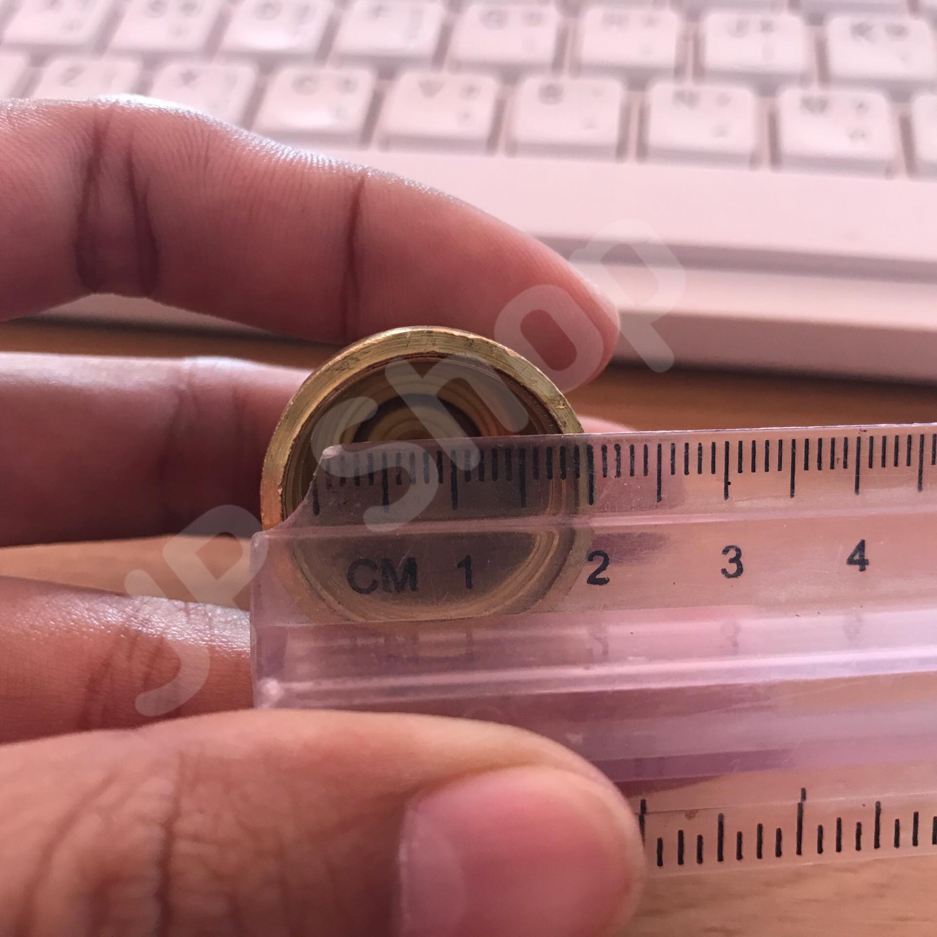 ข้องอทองเหลืองเกลียวในขนาด 4 หุน ข้องอ ทองเหลือง เกลียวใน ข้อต่อ#2354