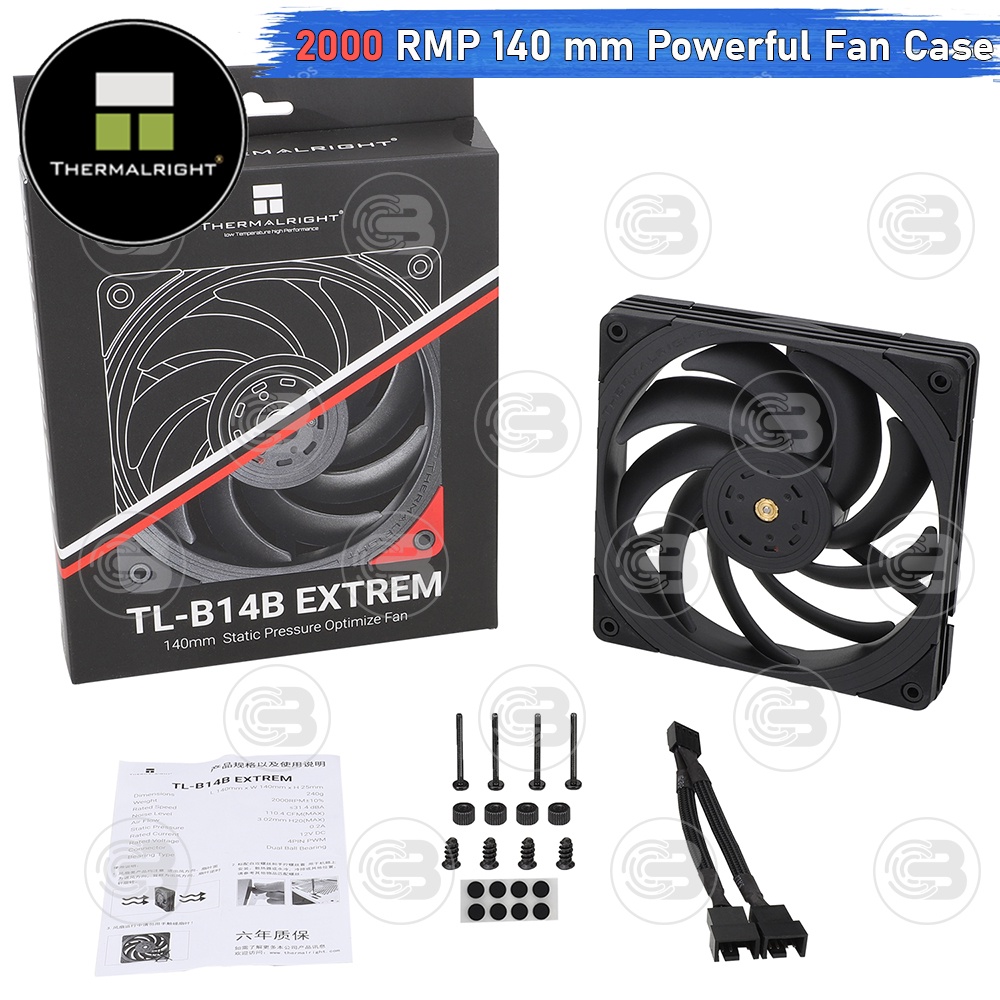 [CoolBlasterThai] Thermalright TL-B14B EXTREM 2000+ RMP Fan Case (size 140 mm.) ประกัน 5 ปี