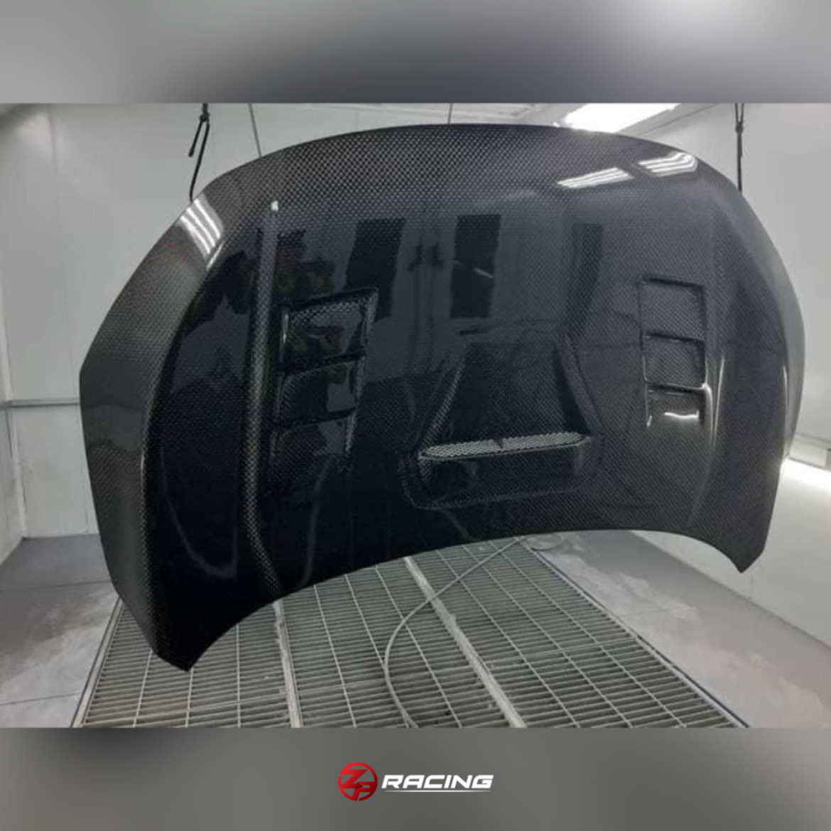 [Pre-Order]ฝากระโปรงหน้า Civic FC FK คาร์บอนแท้ (Pure Carbon) SEIBON TS-Style