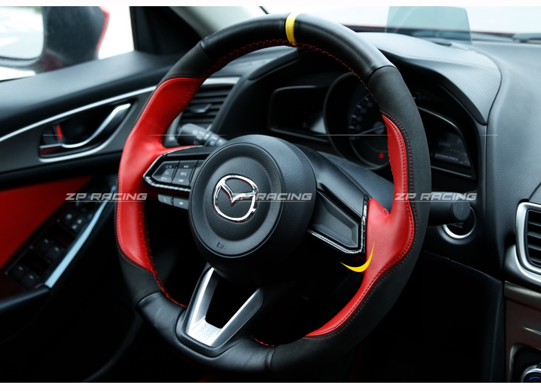 คิ้วพวงมาลัย 2 ชิ้น CX-3