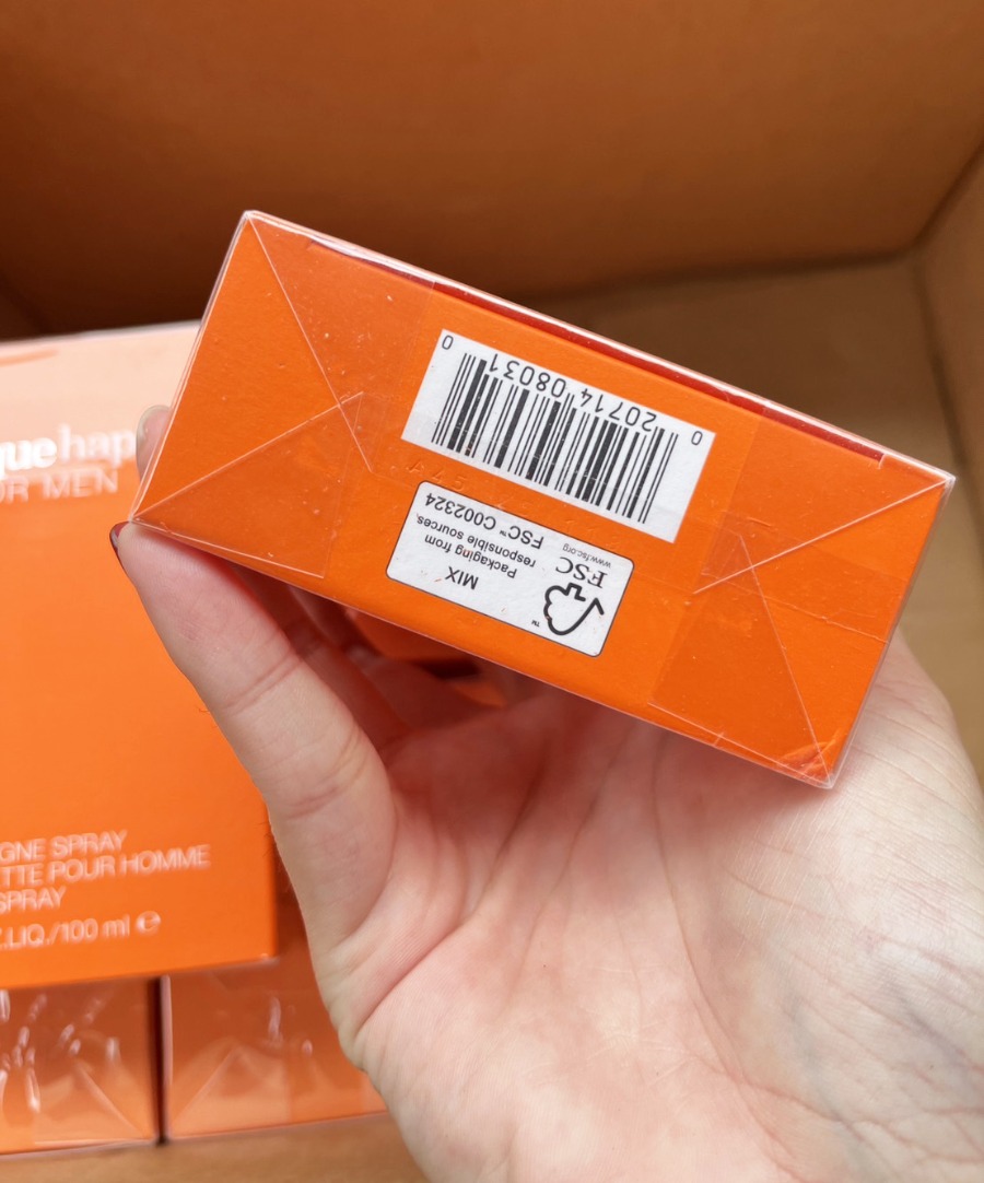 (1กล่อง) Clinique Happy For Men Eau De Toilette 100ml. น้ำหอมสำหรับผู้ชาย ของแท้ หิ้วตปท.