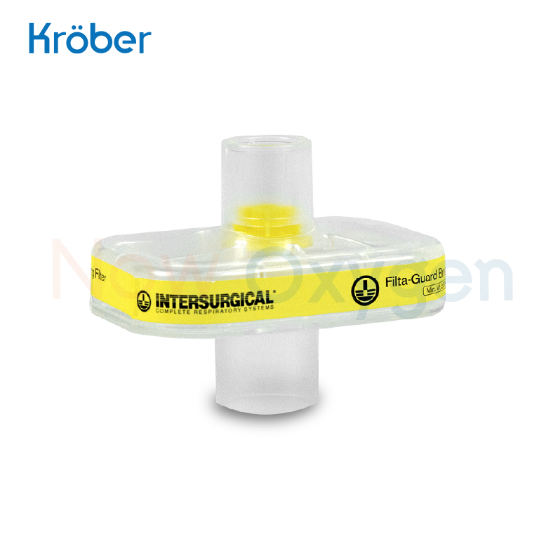 ไส้กรองอากาศ เครื่องผลิตออกซิเจน Kroeber Aeroplus E, O2, 4.0 ชนิด Hepa Filter (แถบเหลือง)