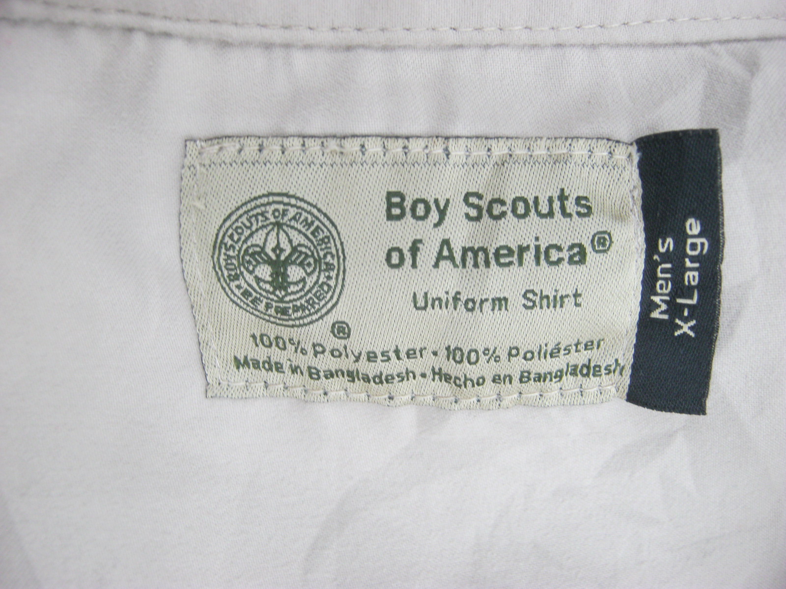 ขายแล้ว เสื้อลูกเสือแขนสั้น อเมริกา