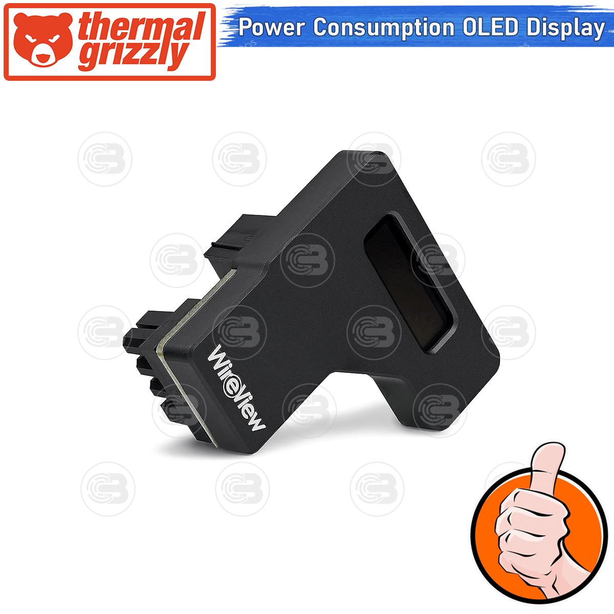 [CoolBlasterThai] Thermal Grizzly WireView (WV1x8R) 1x8Pin PCIe Reversed GPU Power Consumption OLED Display
