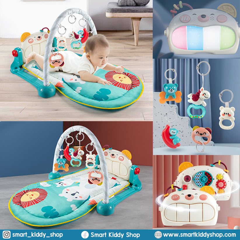 Piano Play Gym (Piano เล่นได้ 2 ด้าน) พร้อมรีโมท