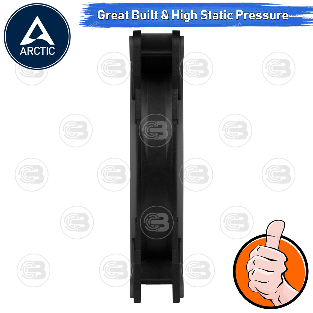[CoolBlasterThai] ARCTIC BioniX P140 Grey Pressure-optimised with PWM PST(size 140 mm.) PC Fan Case ประกัน 10 ปี