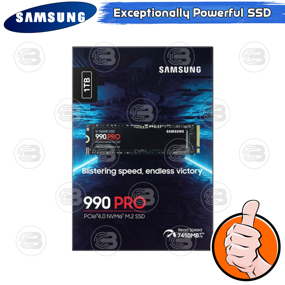 [CoolBlasterThai] SAMSUNG 990 PRO NVMe M.2 SSD PCIe Gen 4.0 1TB ประกัน 5 ปี (MZ-V9P1T0BW)