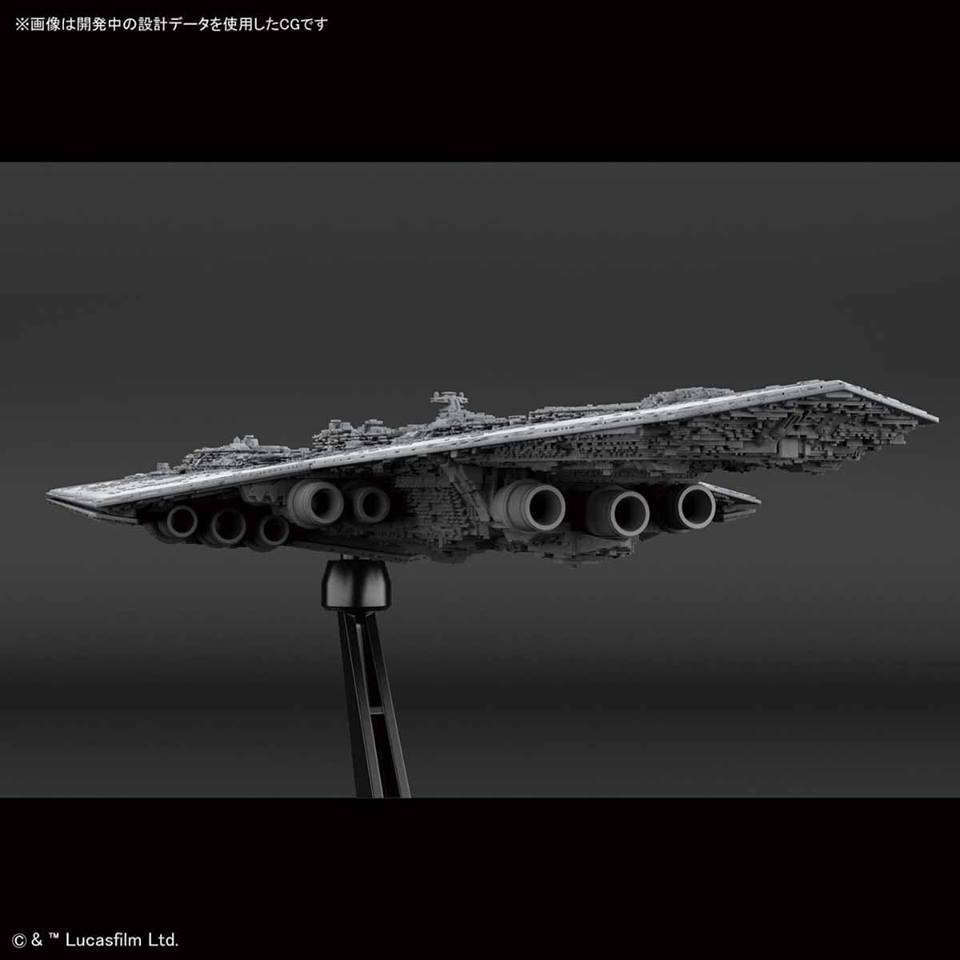 1/100000 Super Star Destroyer and 1/14500 Star Destroyer BANDAI - Star Wars