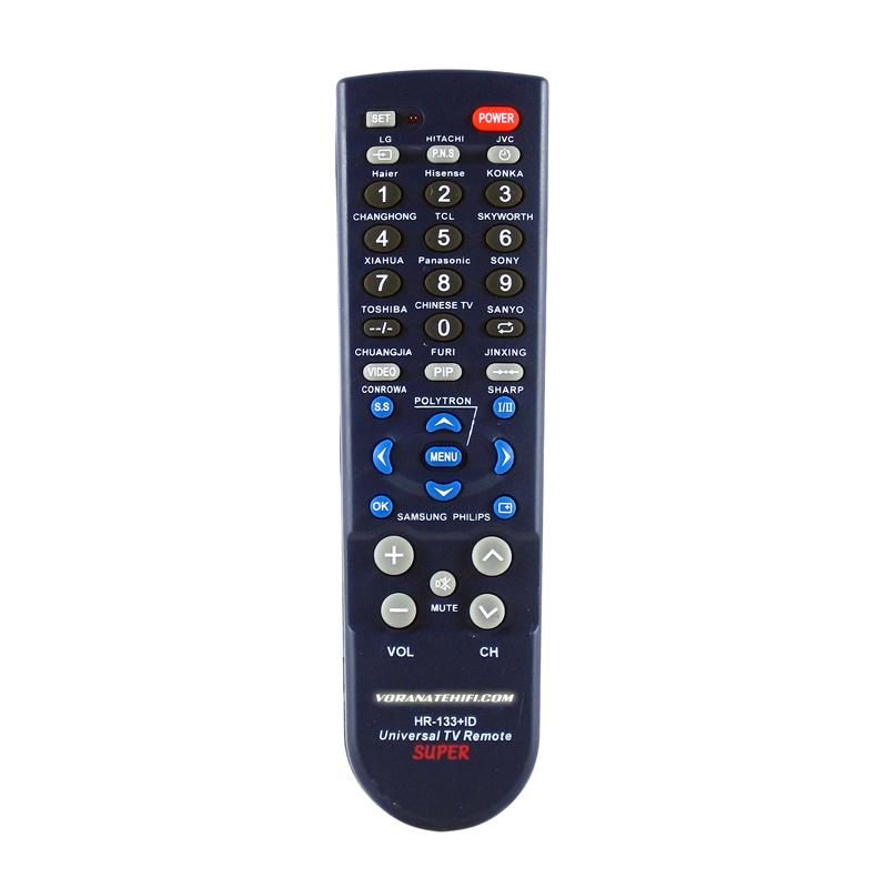 HR-133+ID Universal Hot Key LCD/LED TV Remote Control with Auto Searching