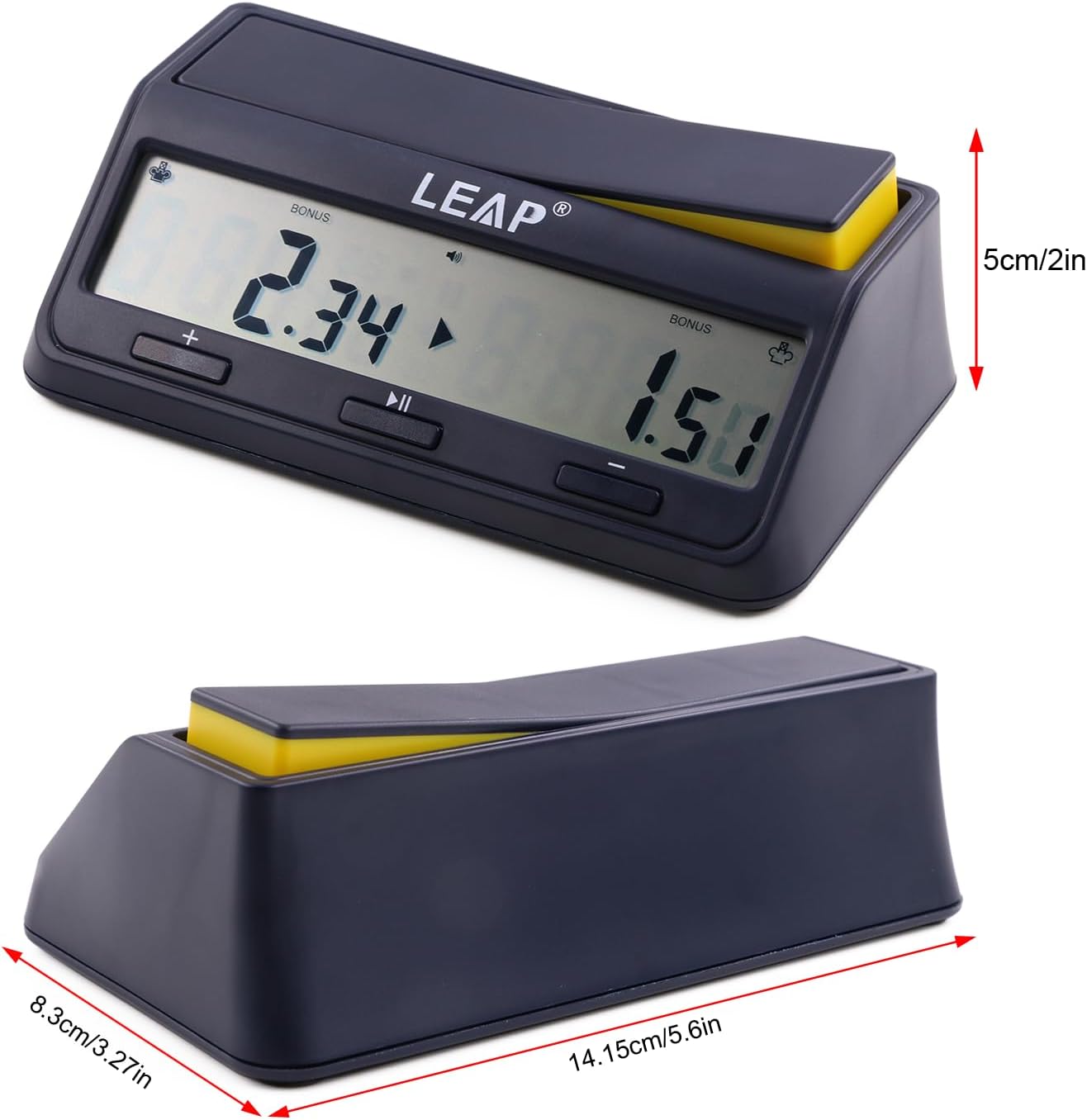 นาฬิกาจับเวลาหมากรุก ครอสเวิร์ด เอแม็ท คำคม Leap Digital Clock PQ9917