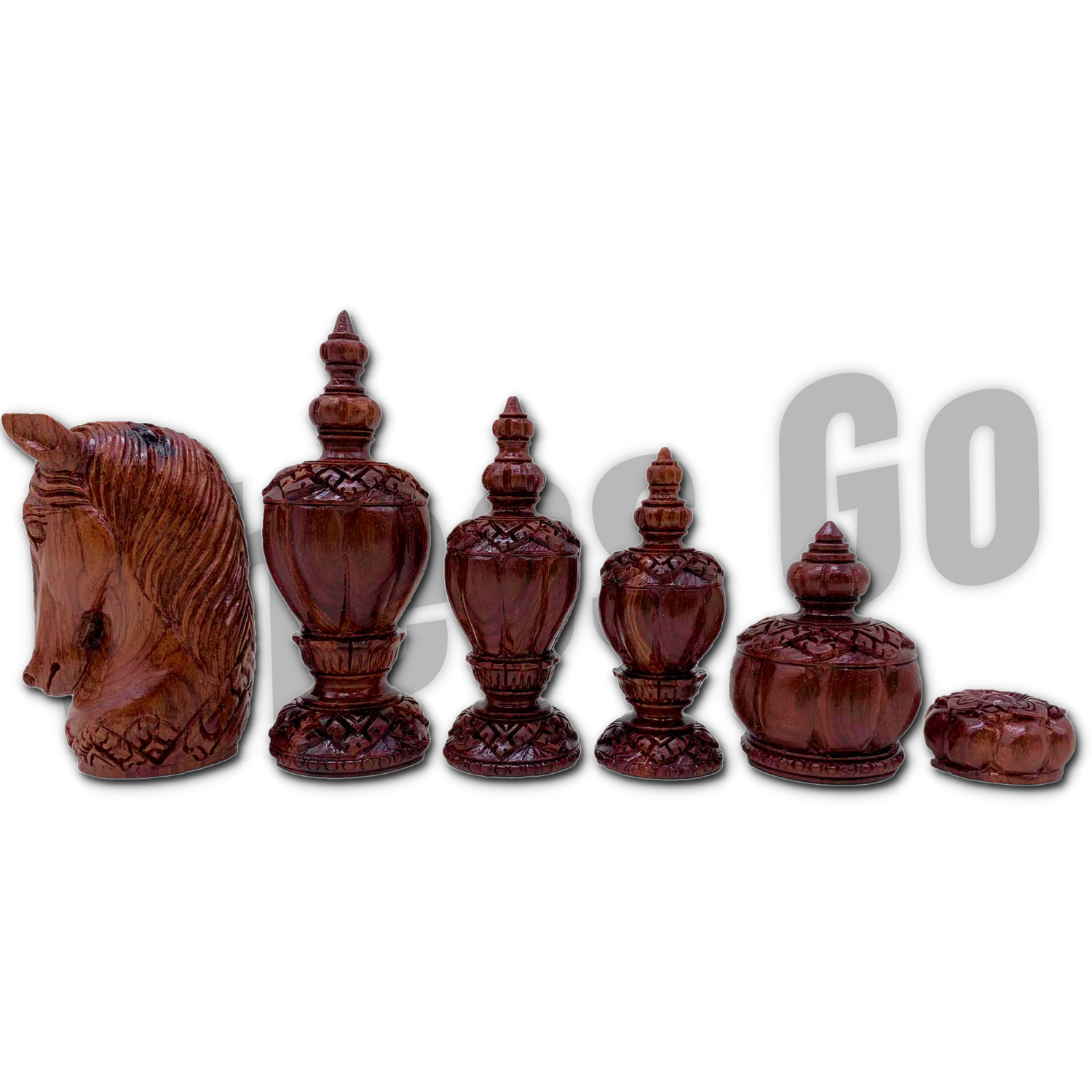 ตัวหมากรุกไทยไม้เนื้อแข็ง รุ่น Champion set C