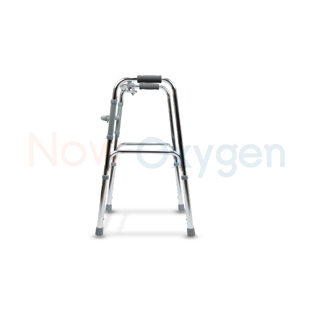 ไม้เท้าช่วยพยุง วอล์คเกอร์ (Walker) แบบ 4 ขา พับได้