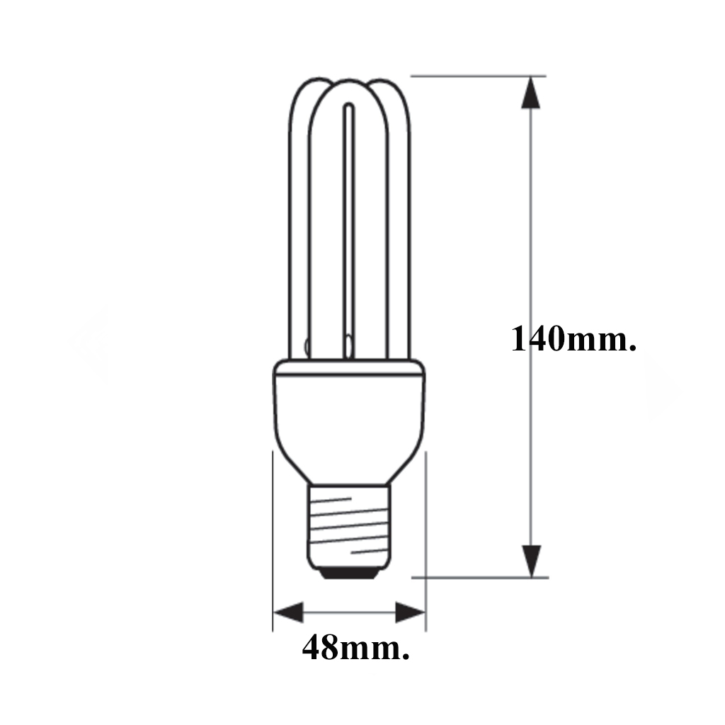 หลอดประหยัดไฟจีนี่ 18W CDL/WW/CW E27 PHILIPS