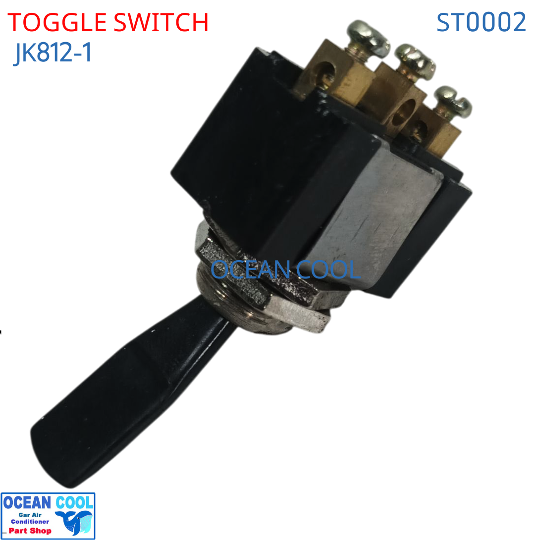PHYLLIS สวิตซ์โยก 3 ทาง JK812-1 ใช้ได้กับรถยนต์ทั่วไป Toggle Switch สวิตช์โยก (1ตัว)