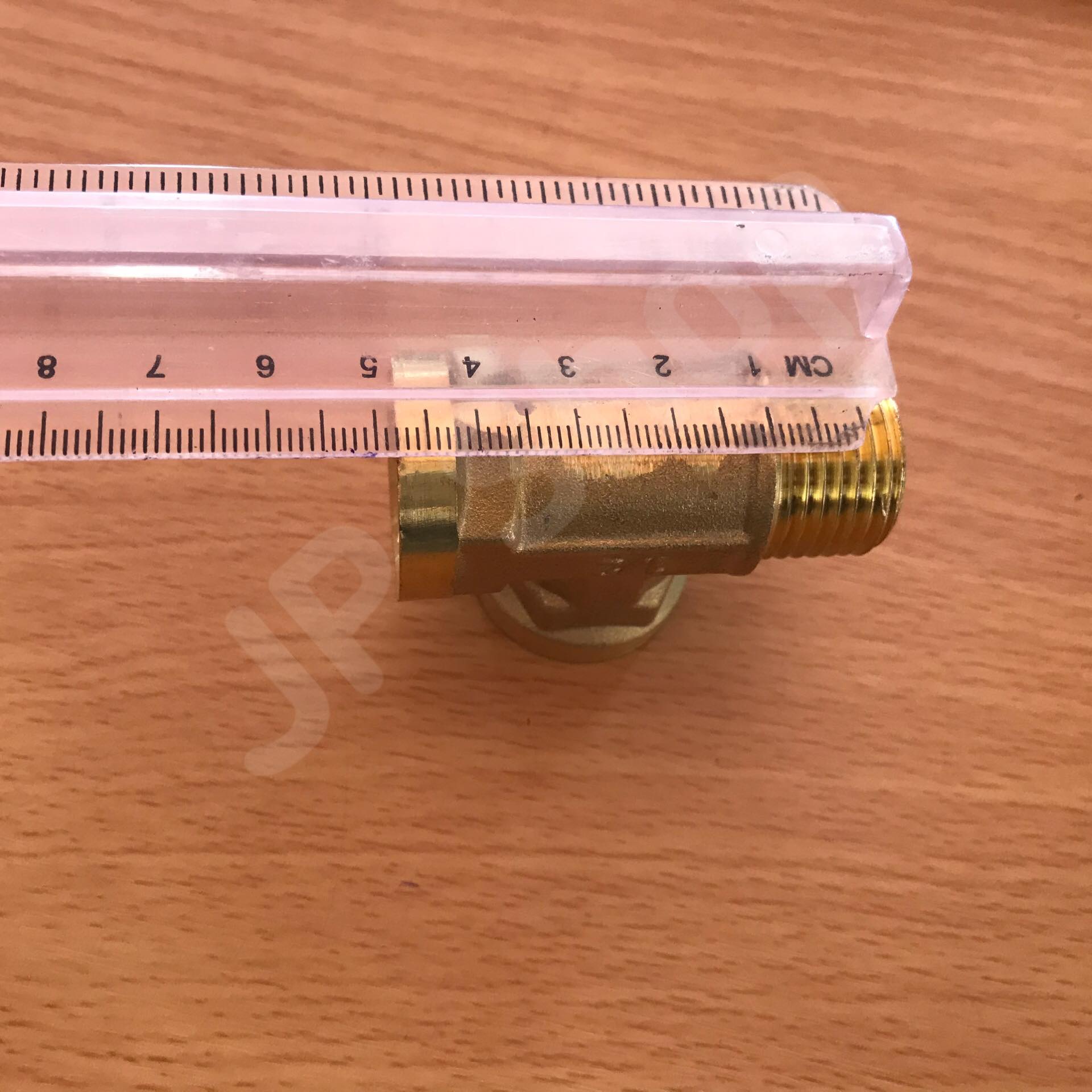 ข้อต่อทองเหลืองสามทางขนาด 4 หุน เกลียวนอก1 เกลียวใน 2 ข้อต่อ เกลียวนอก-ใน-ใน ทองเหลือง สามทาง #2254