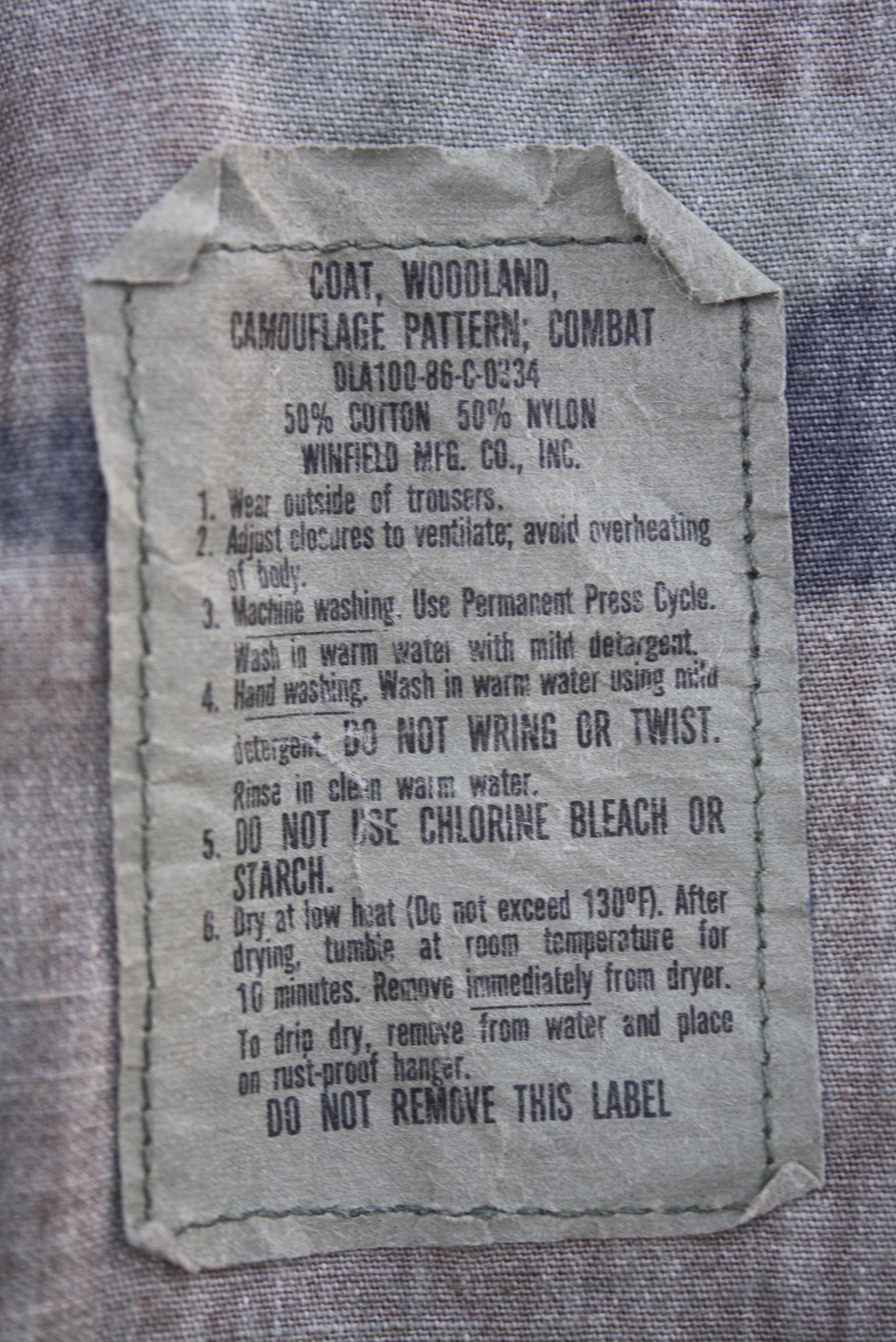 เสื้อทหารสหรัฐ Battle Dress Uniform BDU woodland M81