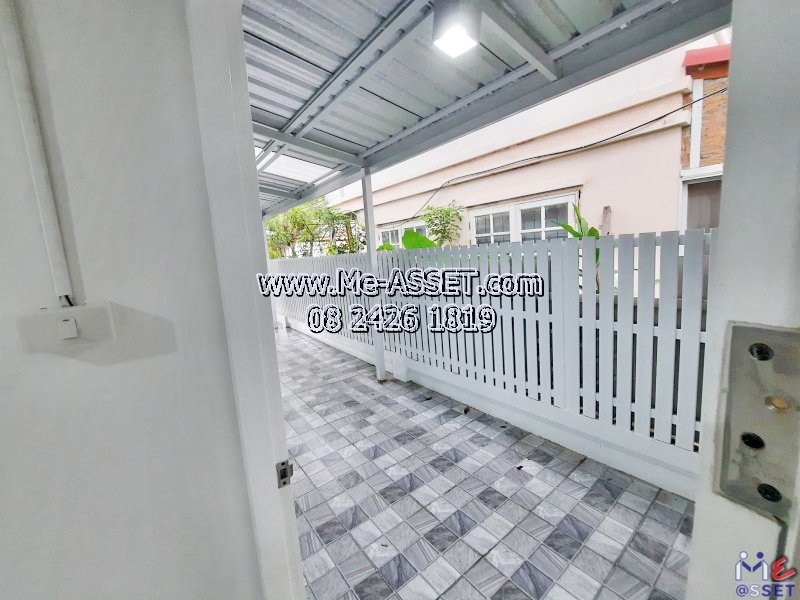 ขายทาวน์เฮ้าส์ หลังริม รีโนเวทใหม่ ย่าน รังสิต ธัญบุรี คลองสาม คลองหลวง ตลาดไทยสมบูรณ์ : ม.พฤกษาบี รังสิต-คลองสาม : 2 ชั้น 24 ตร.วา
