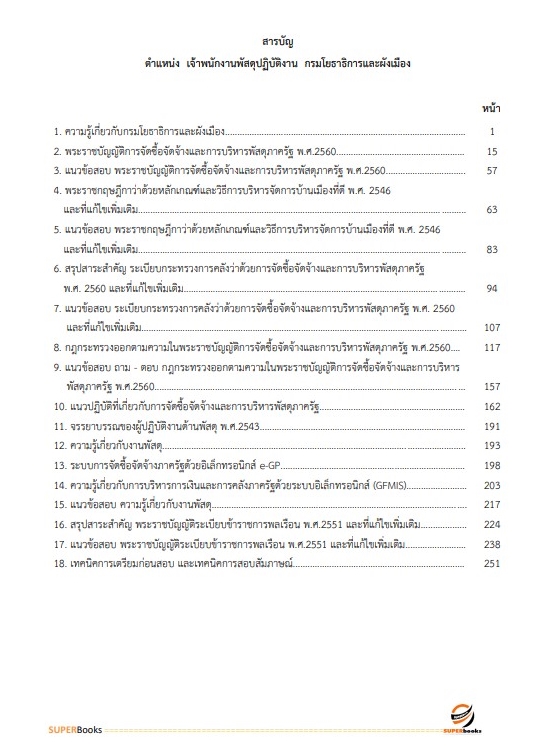 แนวข้อสอบ เจ้าพนักงานพัสดุปฏิบัติงาน กรมโยธาธิการและผังเมือง
