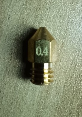 Brass nozzle Print head Mk8. 0.2 - 0.4 - 0.6
