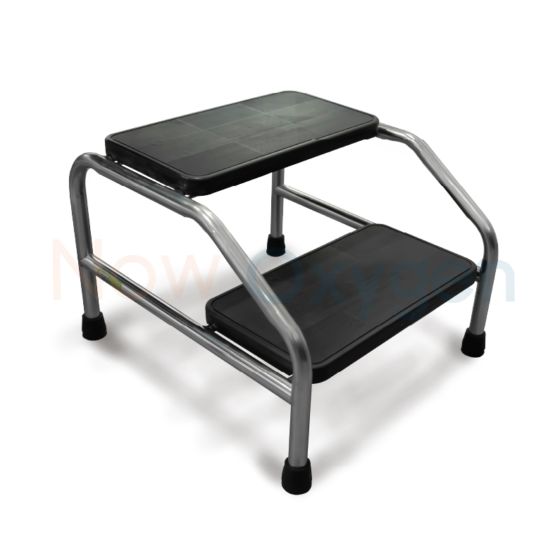 เตียงตรวจโรคและบันไดขึ้นเตียง ปรับระดับพนักพิงได้ สแตนเลสหนาทนทานกันสนิม รับประกัน 1 ปี