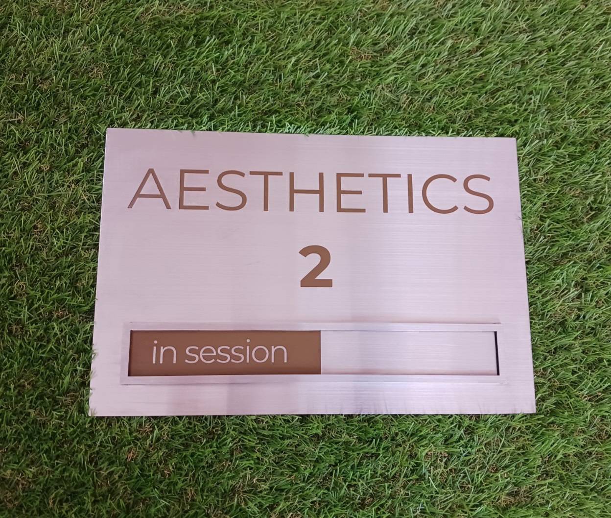 ป้ายสแตนเลสกัดกรด ป้ายรางสอด