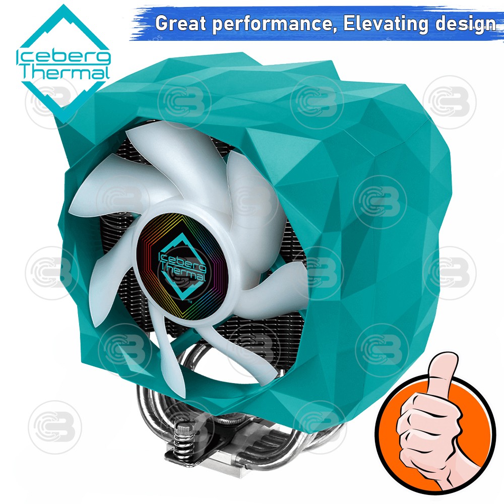 [CoolBlasterThai] Iceberg Thermal IceSLEET X5 Multi Compatible Tower CPU Cooler with A-RGB ประกัน 2 ปี