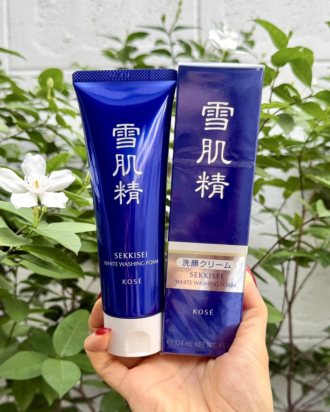 Kose Sekkisei White Washing Foam 130g. โฟมล้างหน้าฟองโฟมเนียนนุ่ม (1หลอด)