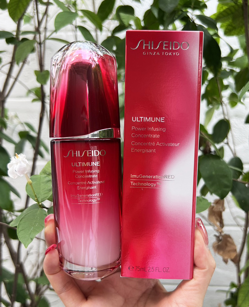 Shiseido Ultimune Power Infusing Concentrate ขนาด 75 ml. เซรั่มฟื้นบำรุงผิว ของแท้ หิ้วตปท.