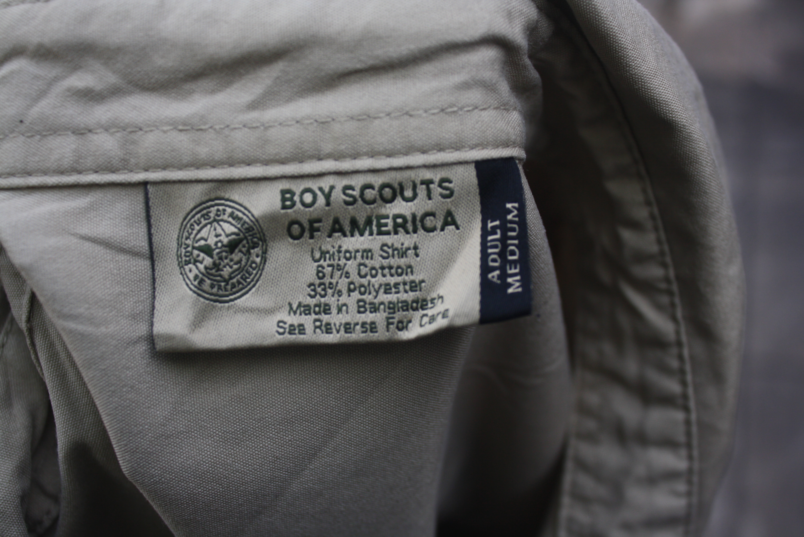 Boy Scouts of America เสื้อลูกเสือแขนสั้น อเมริกา