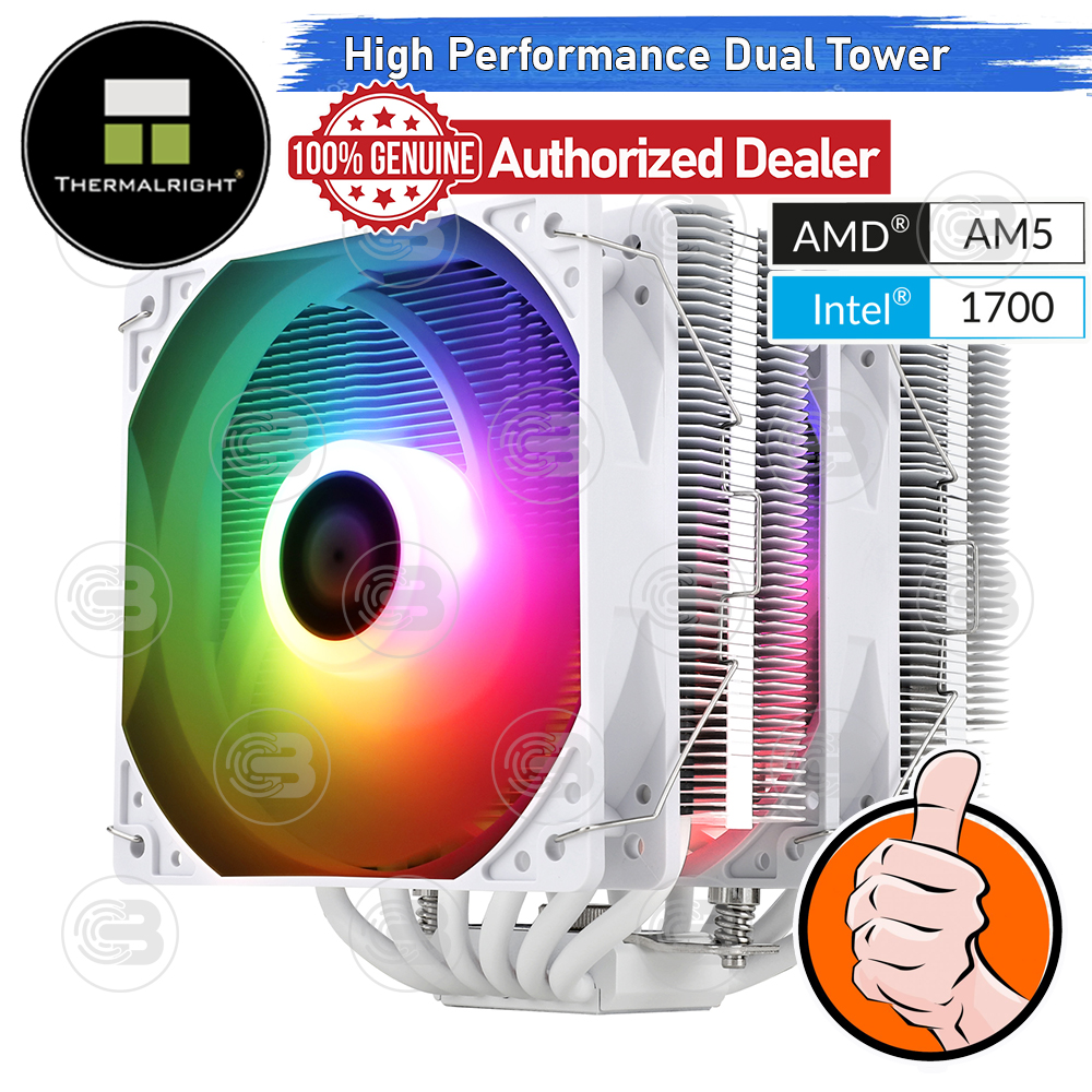 [CoolBlasterThai] Thermalright Peerless Assassin 120 SE WHITE ARGB CPU Heat Sink (AM5/LGA1851 Ready) ประกัน 3 ปี