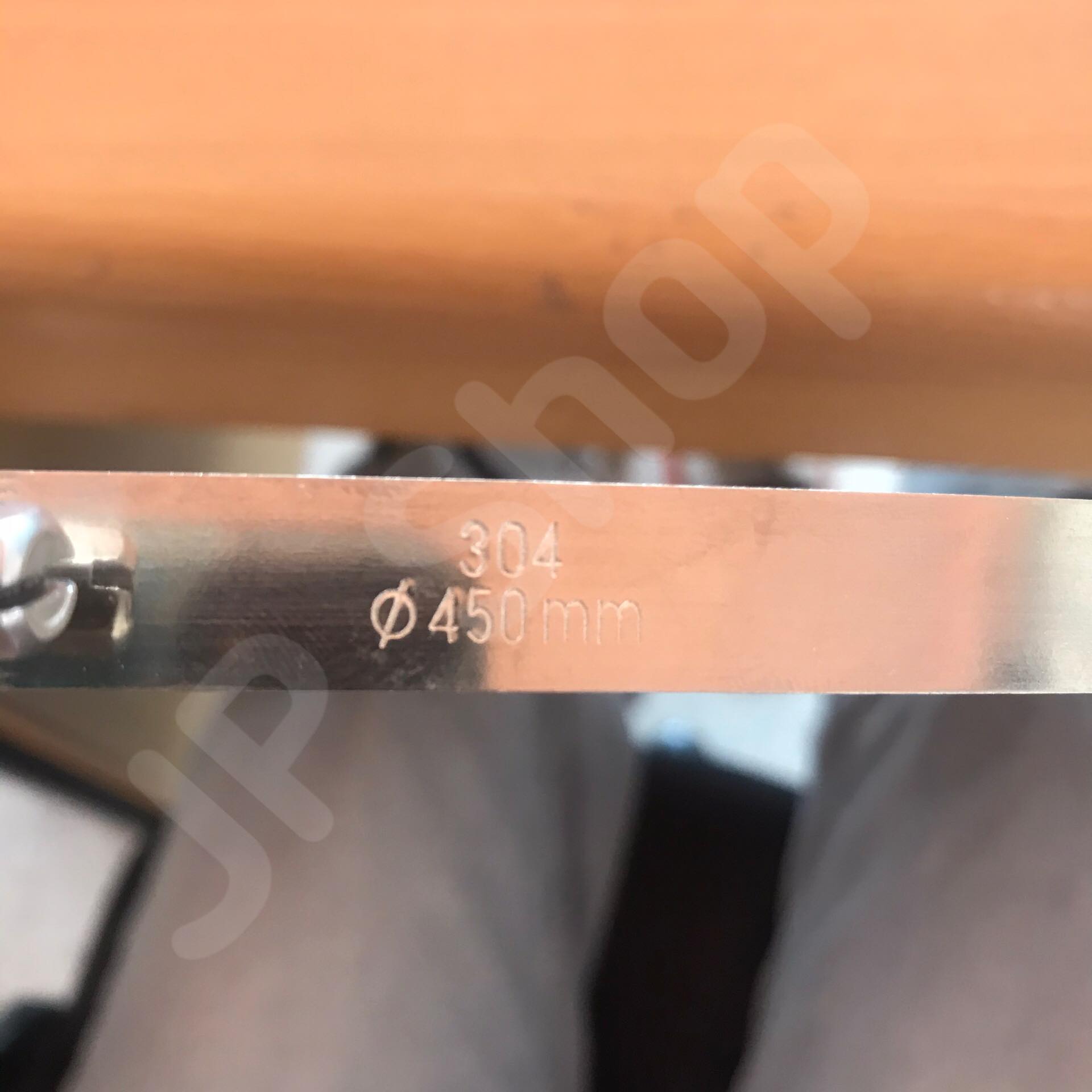 ปลอกรัดเส้นผ่านศูนย์กลาง450 (12 มม.) แคลมป์รัดท่อสแตนเลส 304 #00450