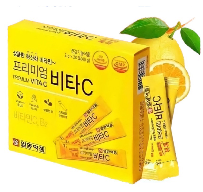IL-Yang Premium Vita C Lemon (1กล่อง/20ซอง) วิตามินซีชนิดผง สูตรเข้มข้นจากเกาหลี